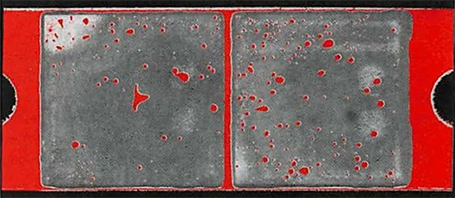 IGBT模块焊接层超声波扫描显微镜测试结果